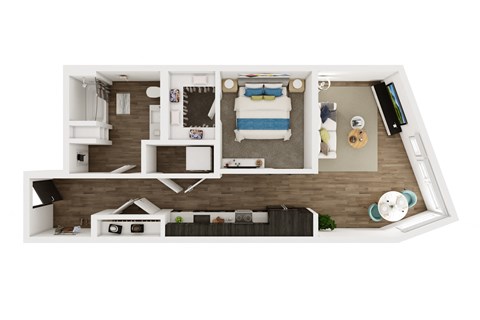 STARBOARD, Open 1 Bed, 1 Bath at Marina Square, Bremerton, Washington